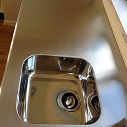 Before And After Kitchen Benches And Sinks Stainless