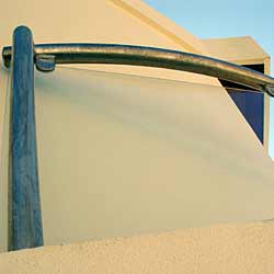 Before balcony railing