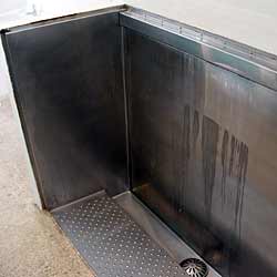 Before mirror finish stainless urinal