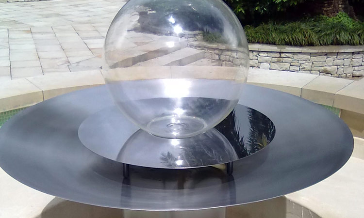 Stainless Garden Sculpture